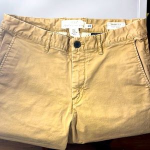 30x29 H&M slim chino custom cropped
